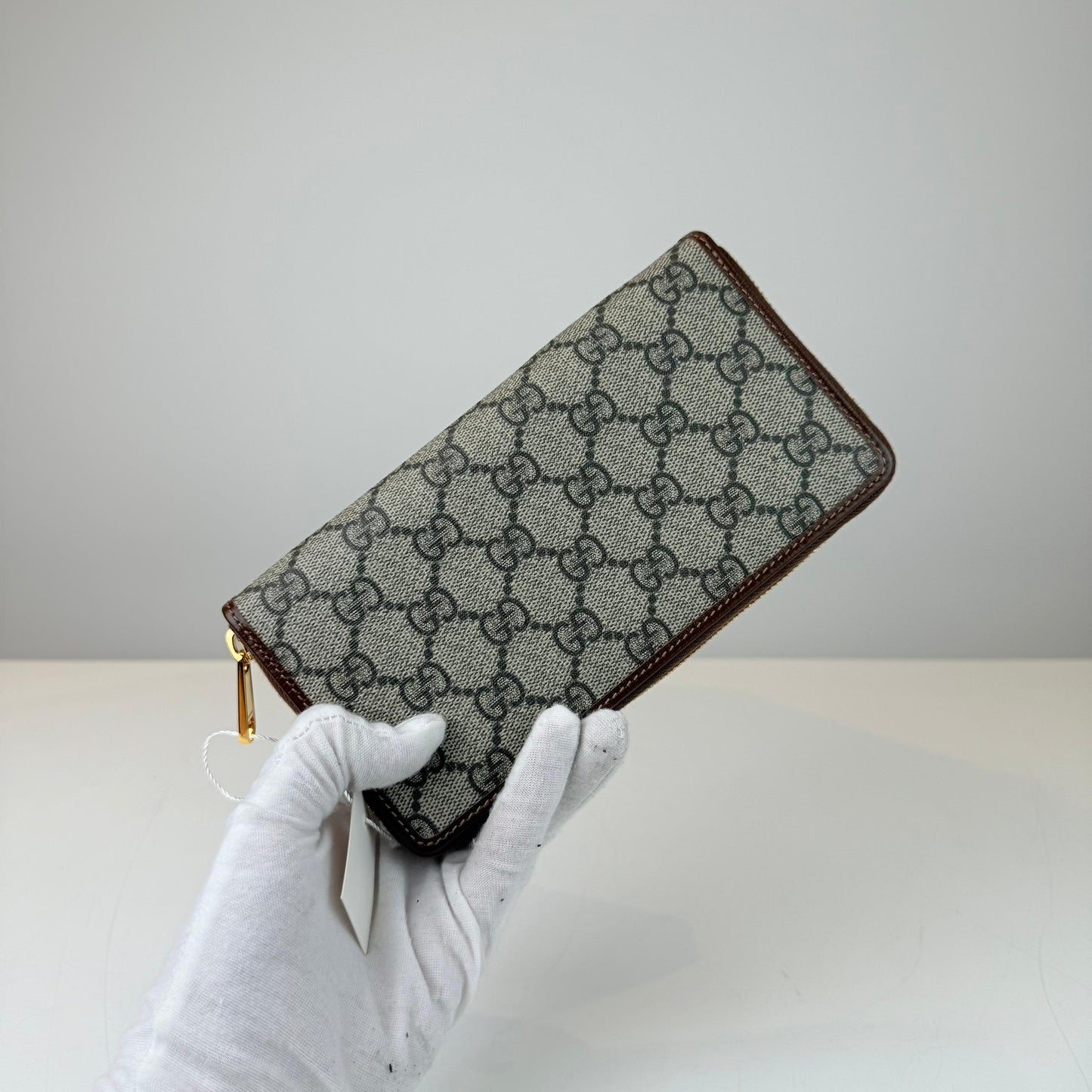 Gucci Horsebit 1955 GG Monogram Leather Wallet
