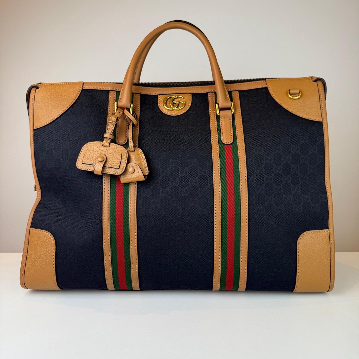 Gucci Bauletto Duffle Bag XL GG