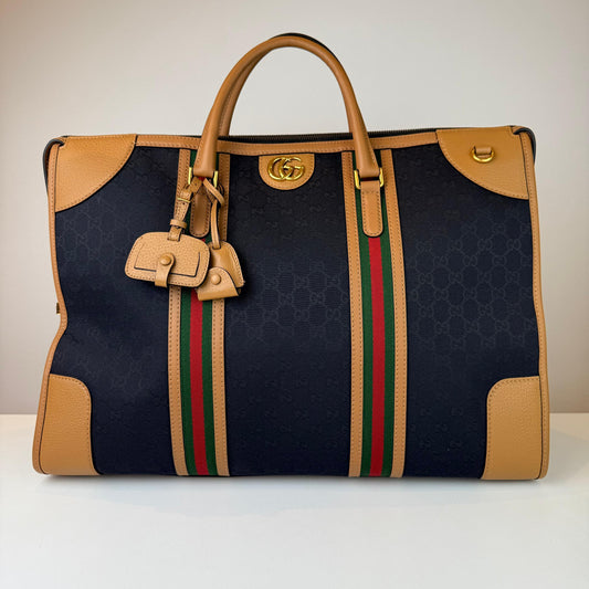 Gucci Bauletto Duffle Bag XL GG