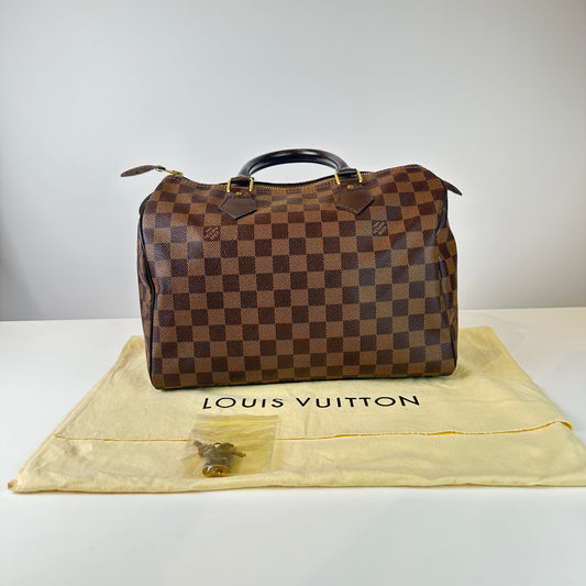 LV Damier Speedy 30 bag