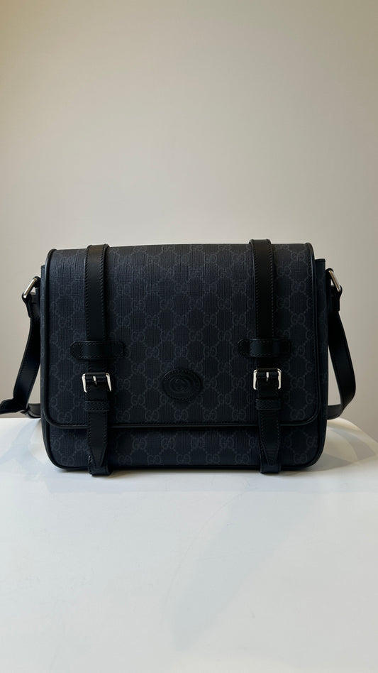 Gucci Monogram Messenger Bag
