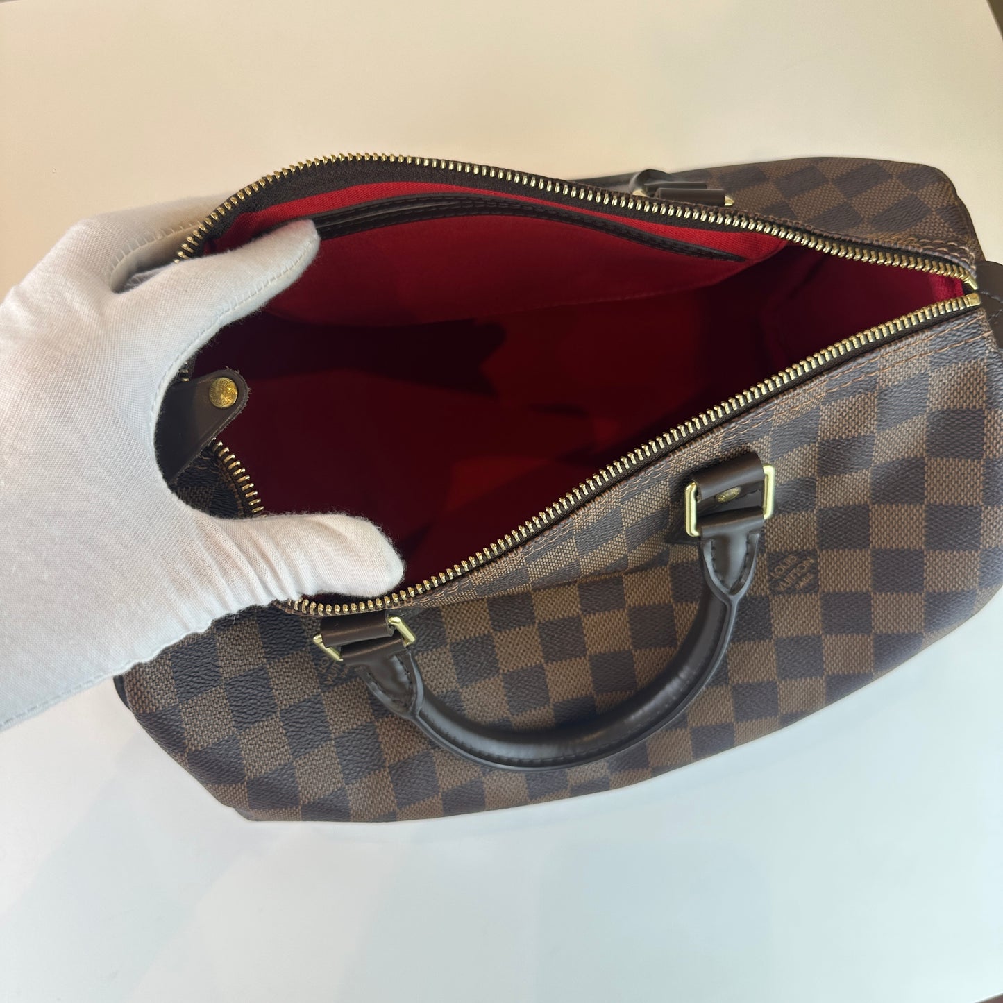 LV Damier Speedy 30 bag