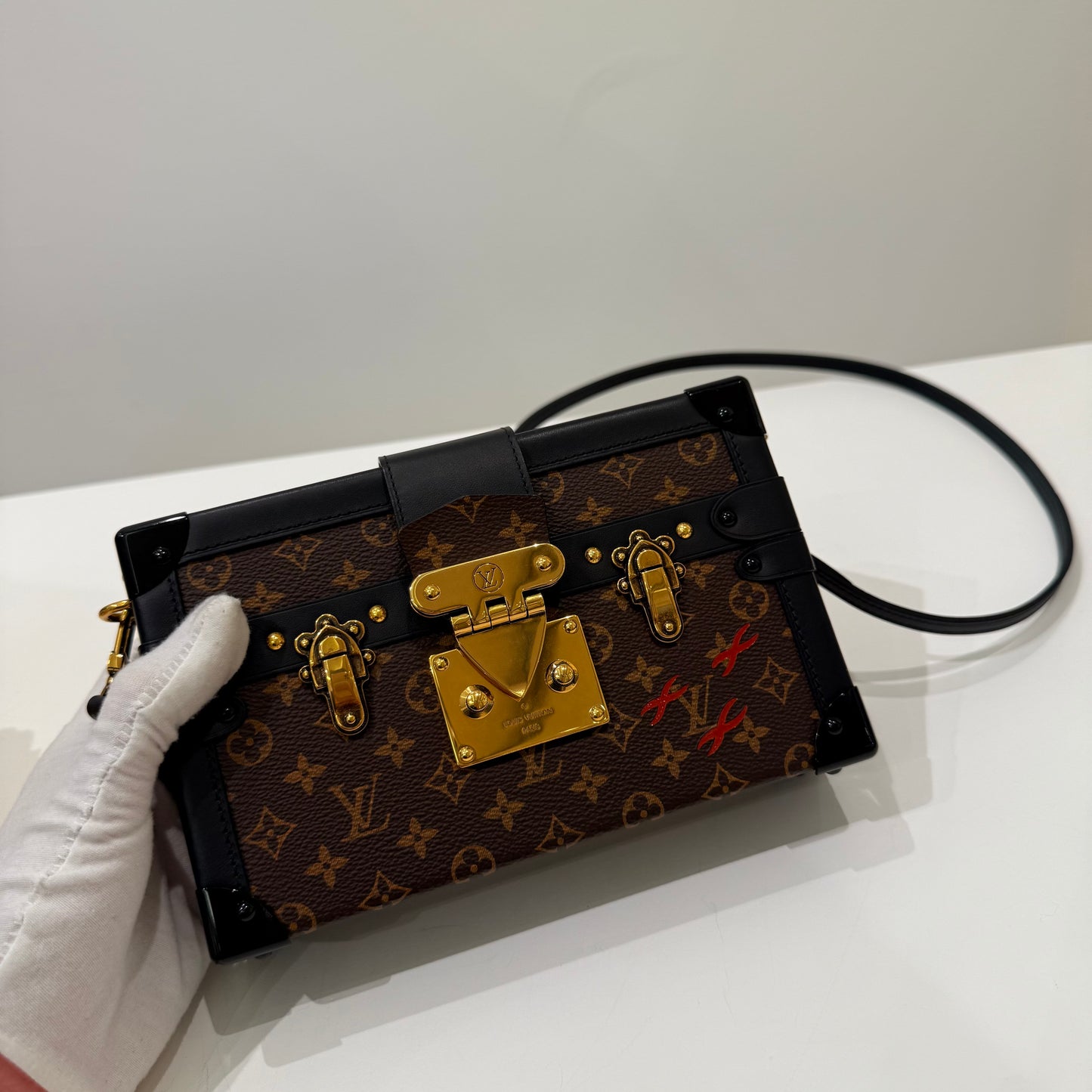 LV Monogram Petite Malle Trunk
