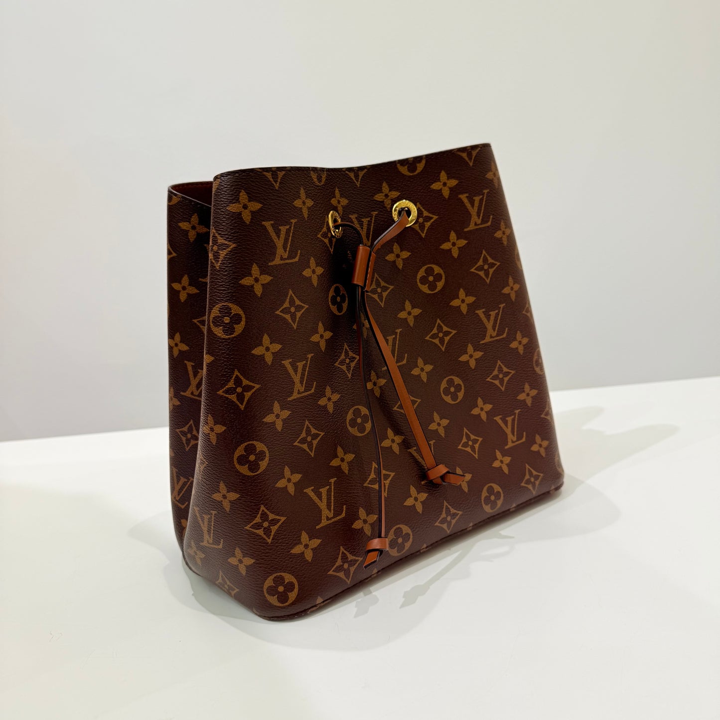 LV Caramel Monogram Bucket