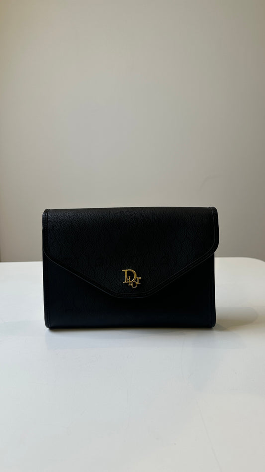 Dior Black & Gold Chain strap bag