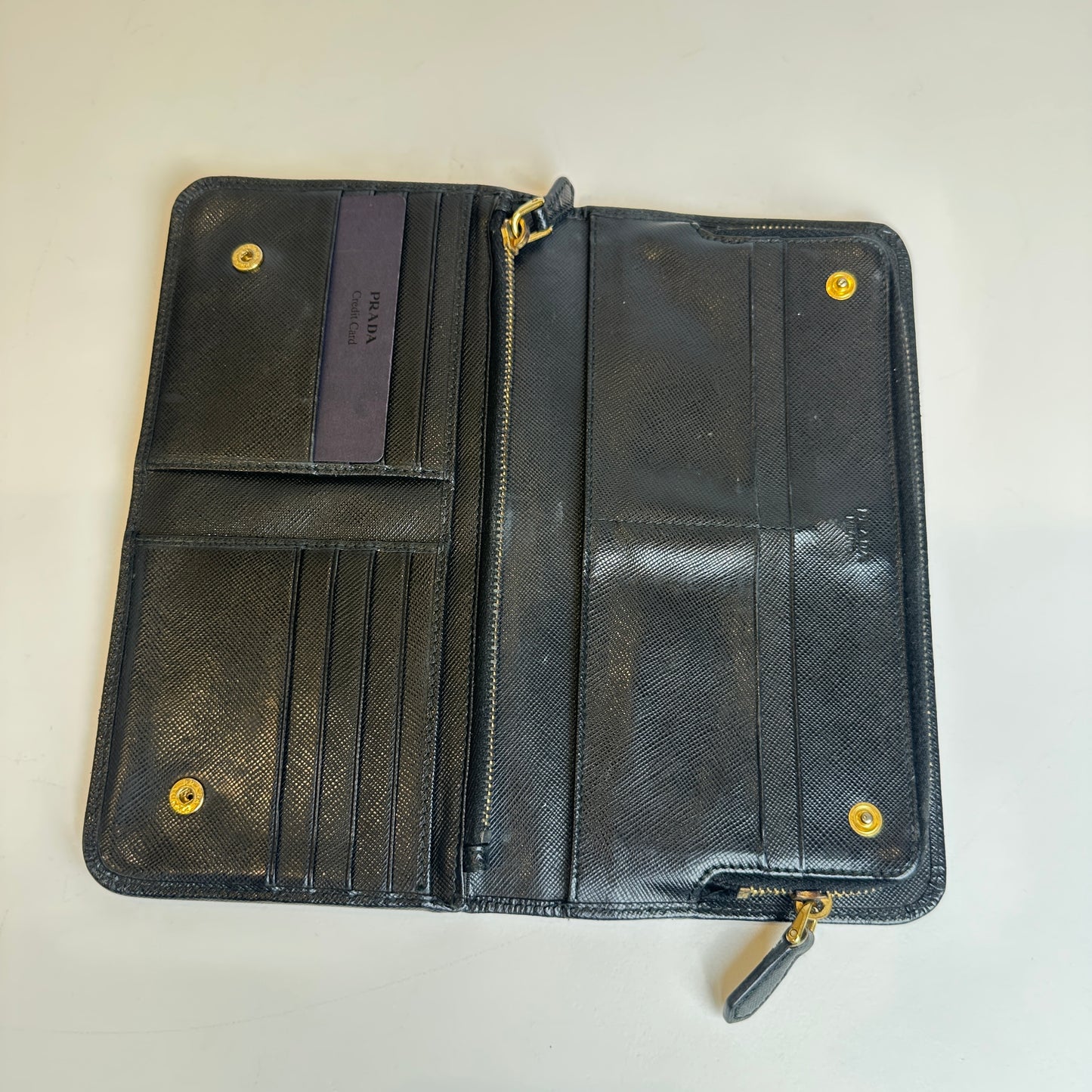 Prada Black Long Wallet