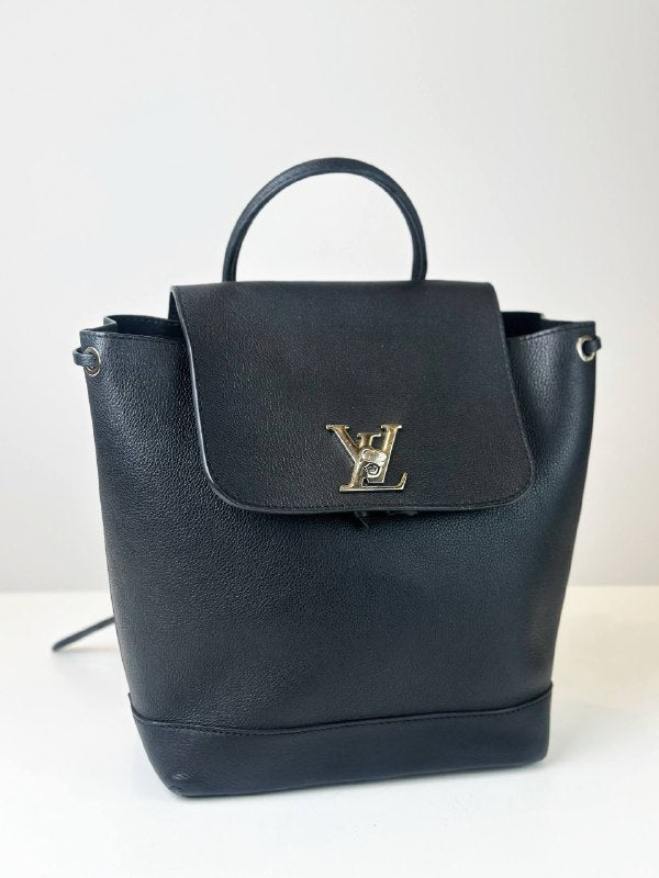 LOUIS VUITTON LOCKME BLACK BACKPACK