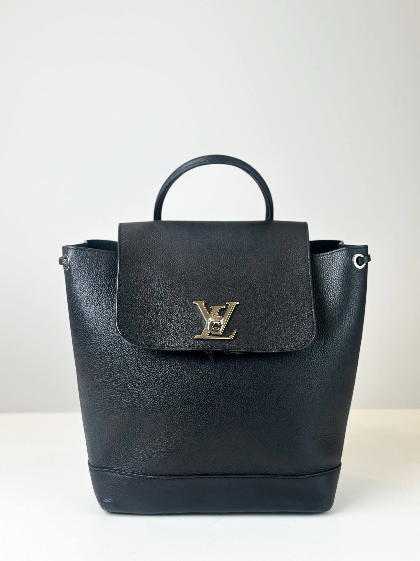 LOUIS VUITTON LOCKME BLACK BACKPACK