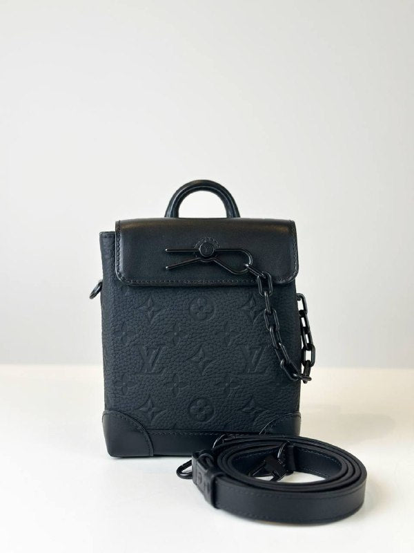 LOUIS VUITTON NANO STEAMER MONOGRAM TAURILLON LEATHER