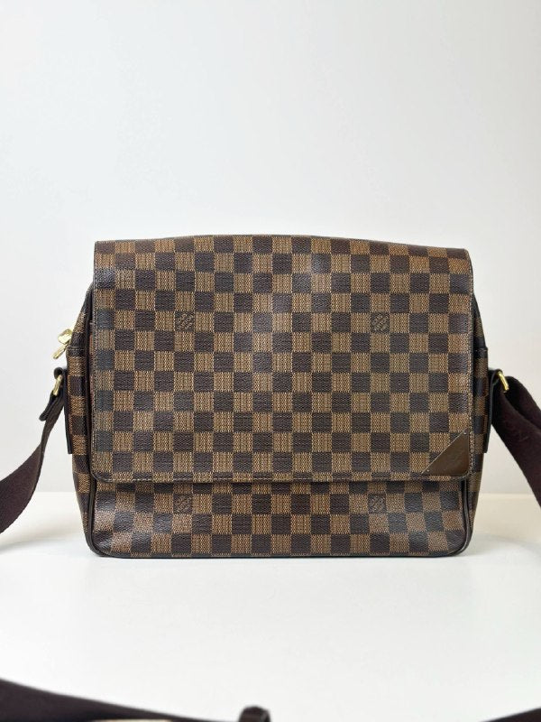 LOUIS VUITTON SHELTON DAMIER EBENE MM MESSENGER BAG