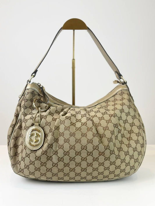 GUCCI SUKEY MEDIUM HOBO SHOULDER BAG