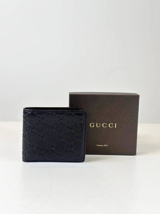 GUCCI DARK BROWN BI-FOLD WALLET
