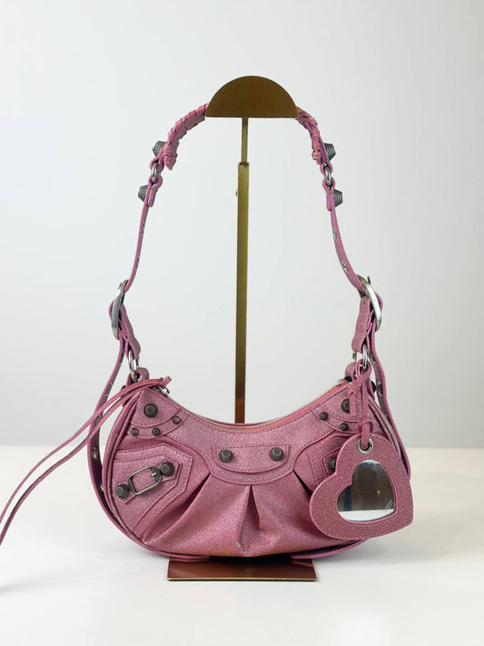 Balenciaga Le Cagole XS Shoulder Bag Powder Pink