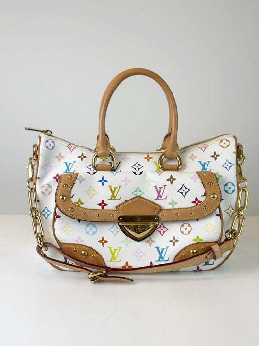 LOUIS VUITTON RITA WHITE MULTICOLOR MONOGRAM CANVAS BAG