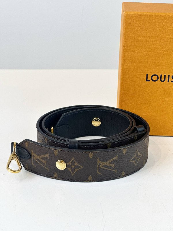 LOUIS VUITTON MONOGRAM ADJUSTABLE BANDOULIERE SHOULDER STRAP FULL SET