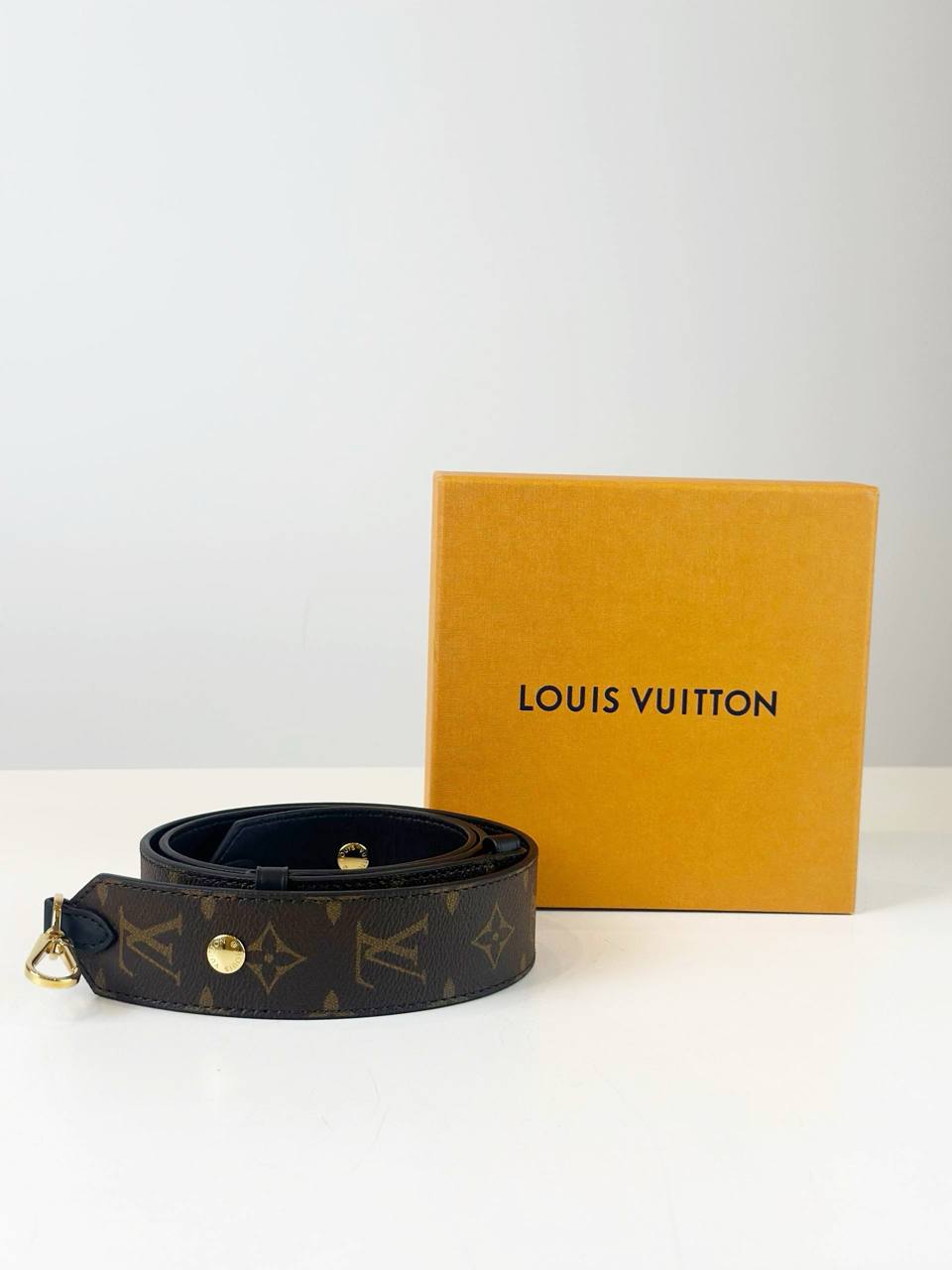 LOUIS VUITTON MONOGRAM ADJUSTABLE BANDOULIERE SHOULDER STRAP FULL SET