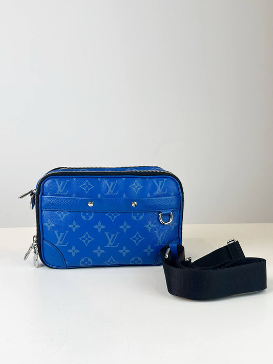 LOUIS VUITTON ALPHA BLUE MESSENGER BAG
