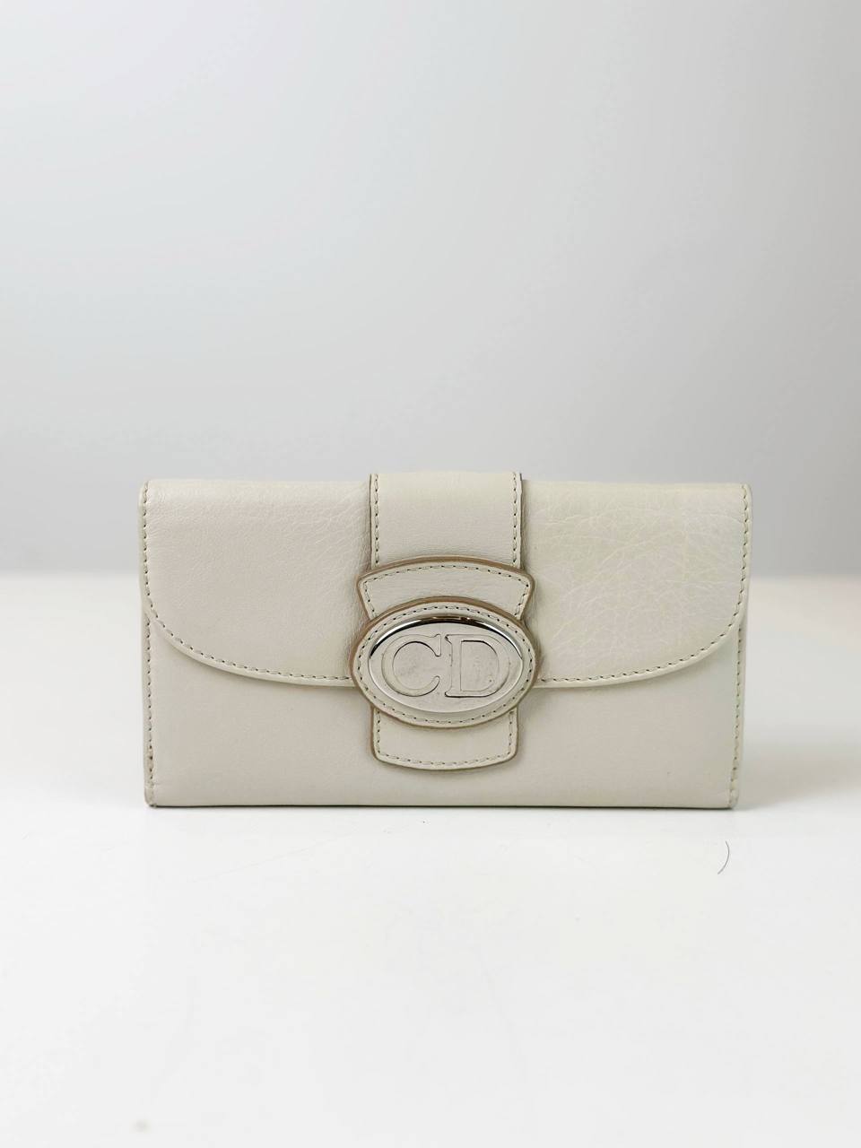 Dior CD Beige Long Wallet