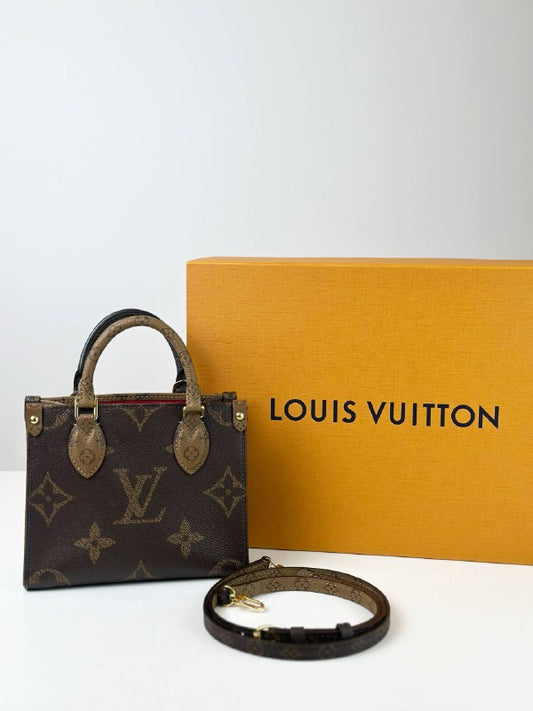 LOUIS VUITTON ON THE GO BB CROSSBODY BAG