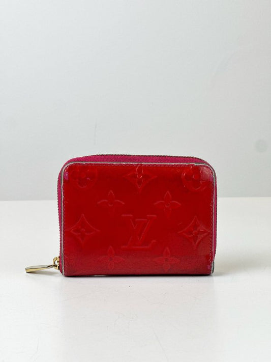 LOUIS VUITTON VERNIS RED ZIPPY COIN PURSE