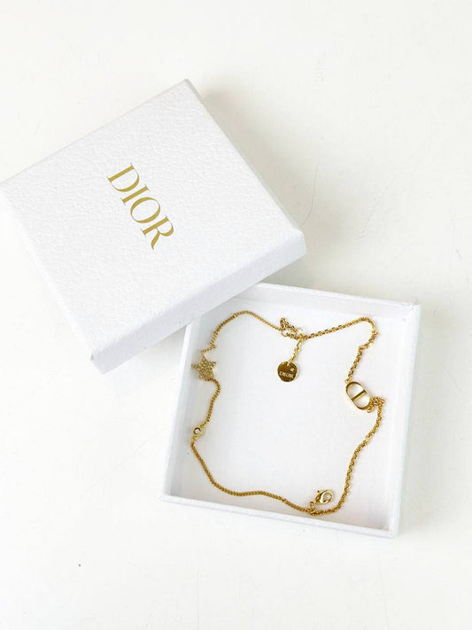 DIOR PETIT CDDOUBLE CHAIN BRACELET