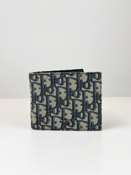 DIOR OBLIQUE JACQUARD BIFOLD WALLET