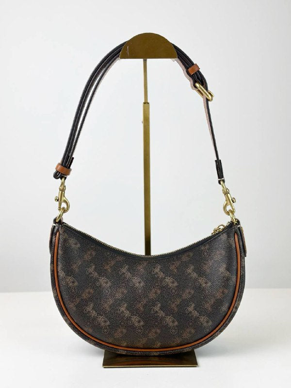 COACH MIRA HORSE AND CARRIAGE PRINT SHOULDER BAG