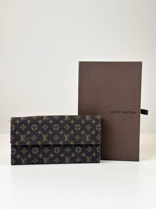 LOUIS VUITTON MINI LIN SARAH WALLET