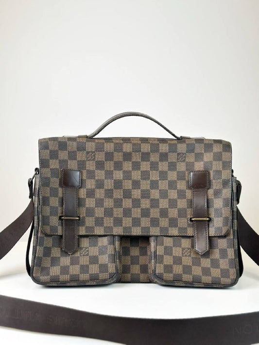LOUIS VUITTON DAMIER EBENE BROADWAY MESSENGER BAG