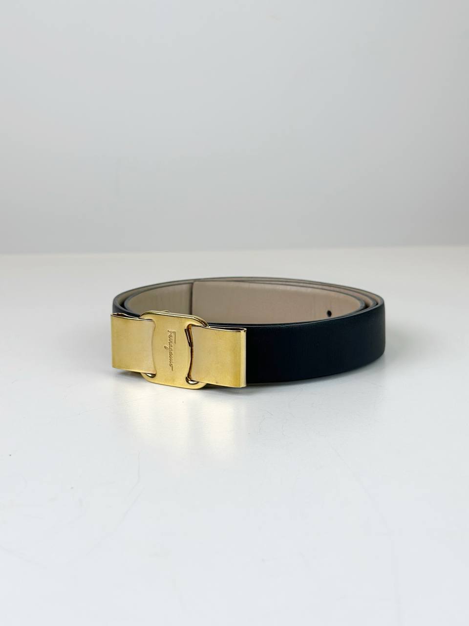 SALVATORE FERRAGAMO BLACK BELT