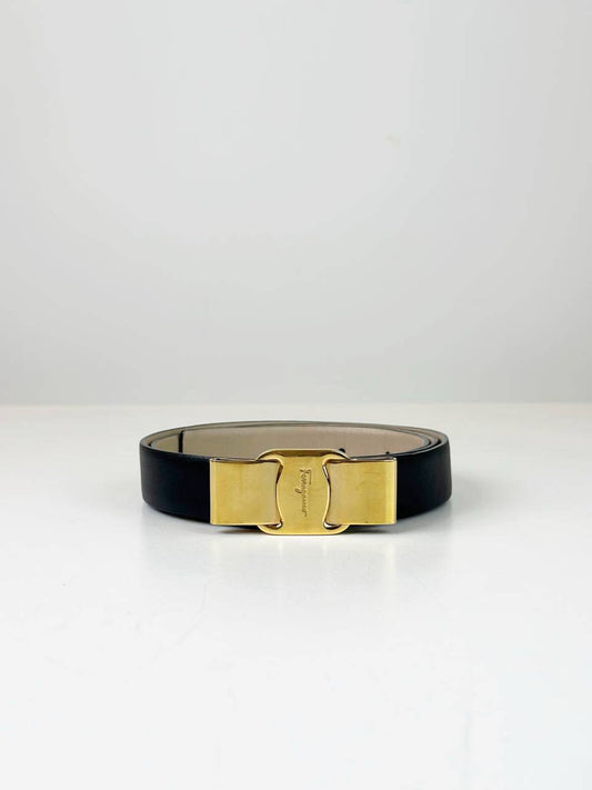 SALVATORE FERRAGAMO BLACK BELT