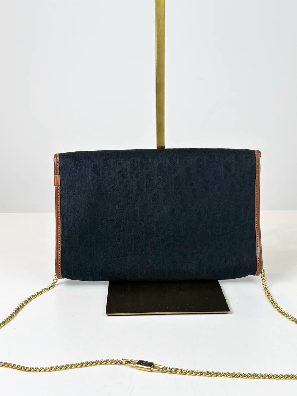 DIOR TROTTER CANVAS VINTAGE WALLET ON CHAIN