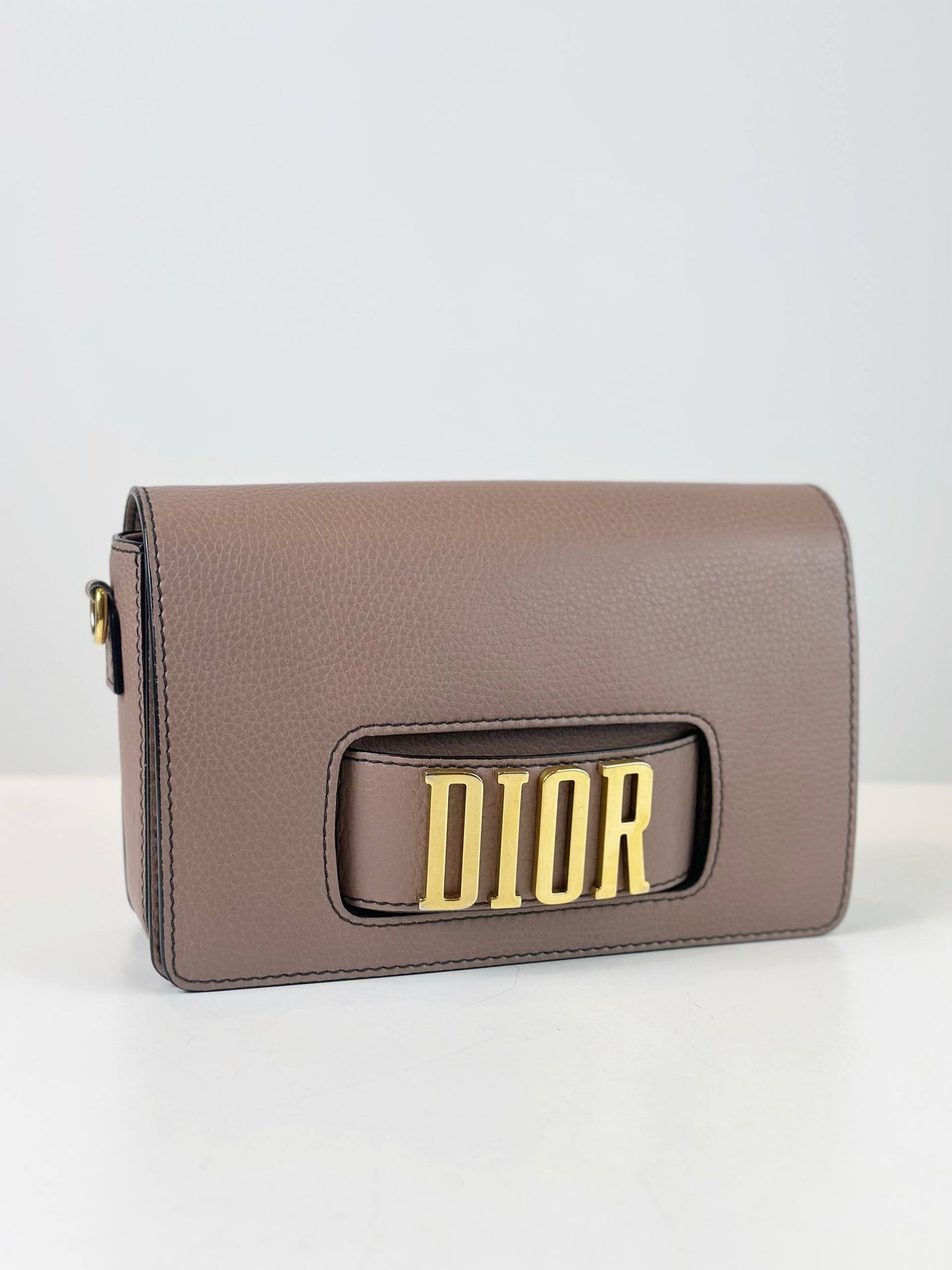DIOR REVOLUTION FLAP BEIGE CROSSBODY BAG