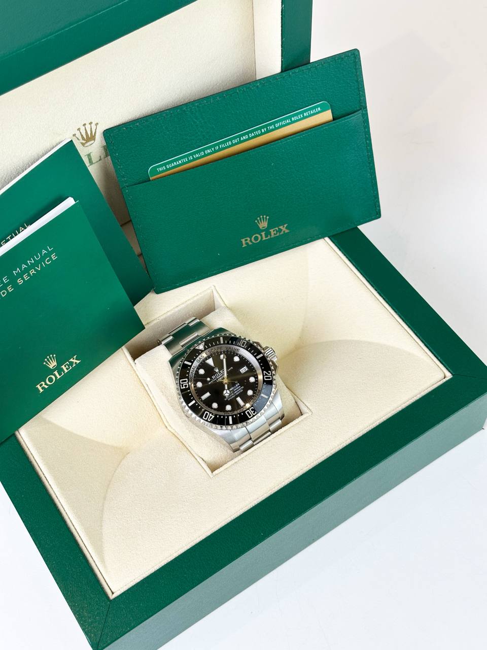 ROLEX SEA-DWELLER DEEPSEA BLACK DIAL WATCH