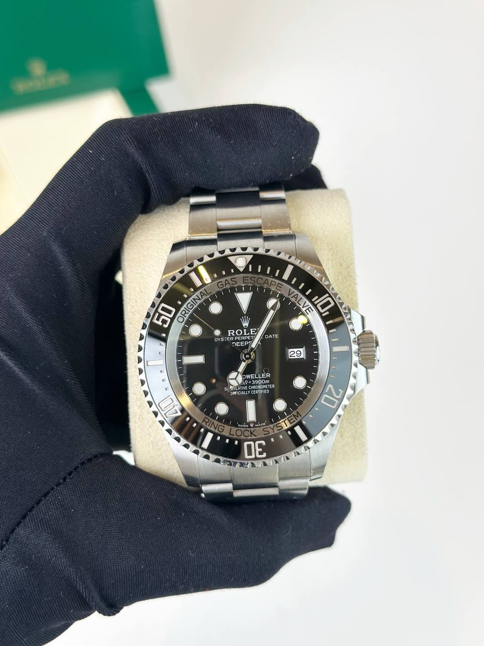 ROLEX SEA-DWELLER DEEPSEA BLACK DIAL WATCH