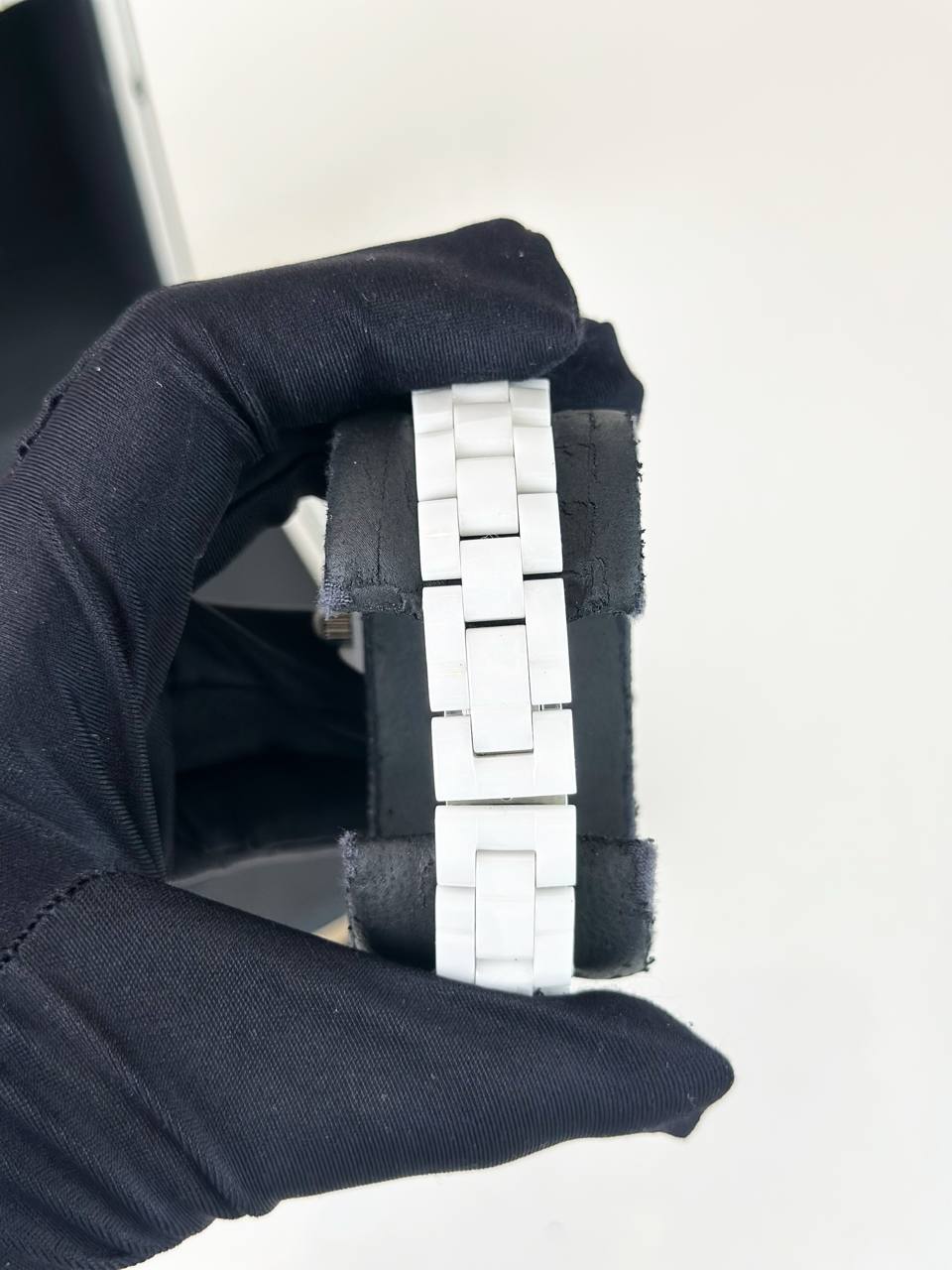 CHANEL J12 WHITE DIAL CERAMIC AUTOMATIC WATCH
