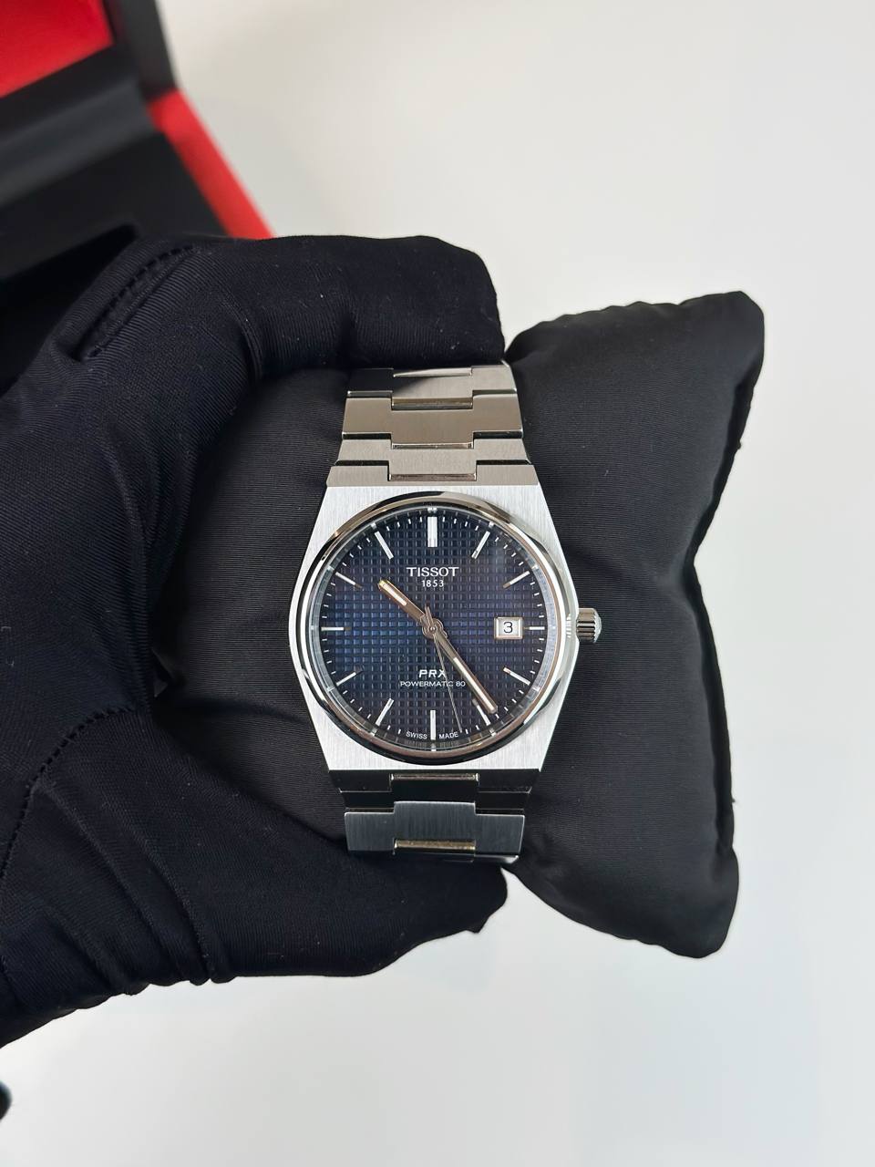 TISSOT PRX POWERMATIC 80 BLUE DIAL AUTOMATIC WATCH
