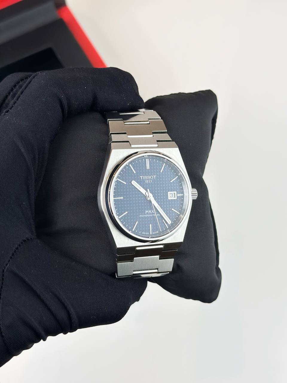 TISSOT PRX POWERMATIC 80 BLUE DIAL AUTOMATIC WATCH