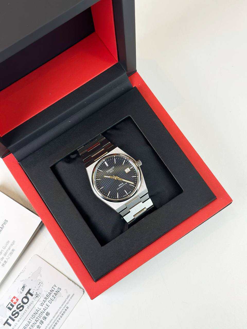 TISSOT PRX POWERMATIC 80 BLUE DIAL AUTOMATIC WATCH