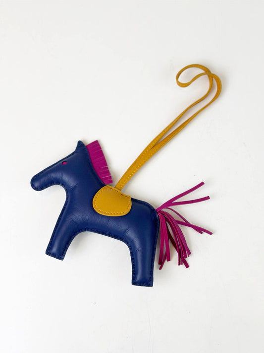 HERMES RODEO TRI COLOR BAG CHARM
