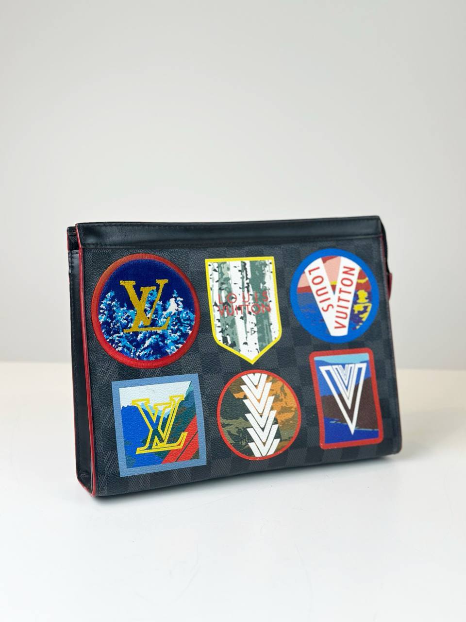 LOUIS VUITTON LIMITED EDITION ALPH POCHETTE VOYAGE MM CLUTCH