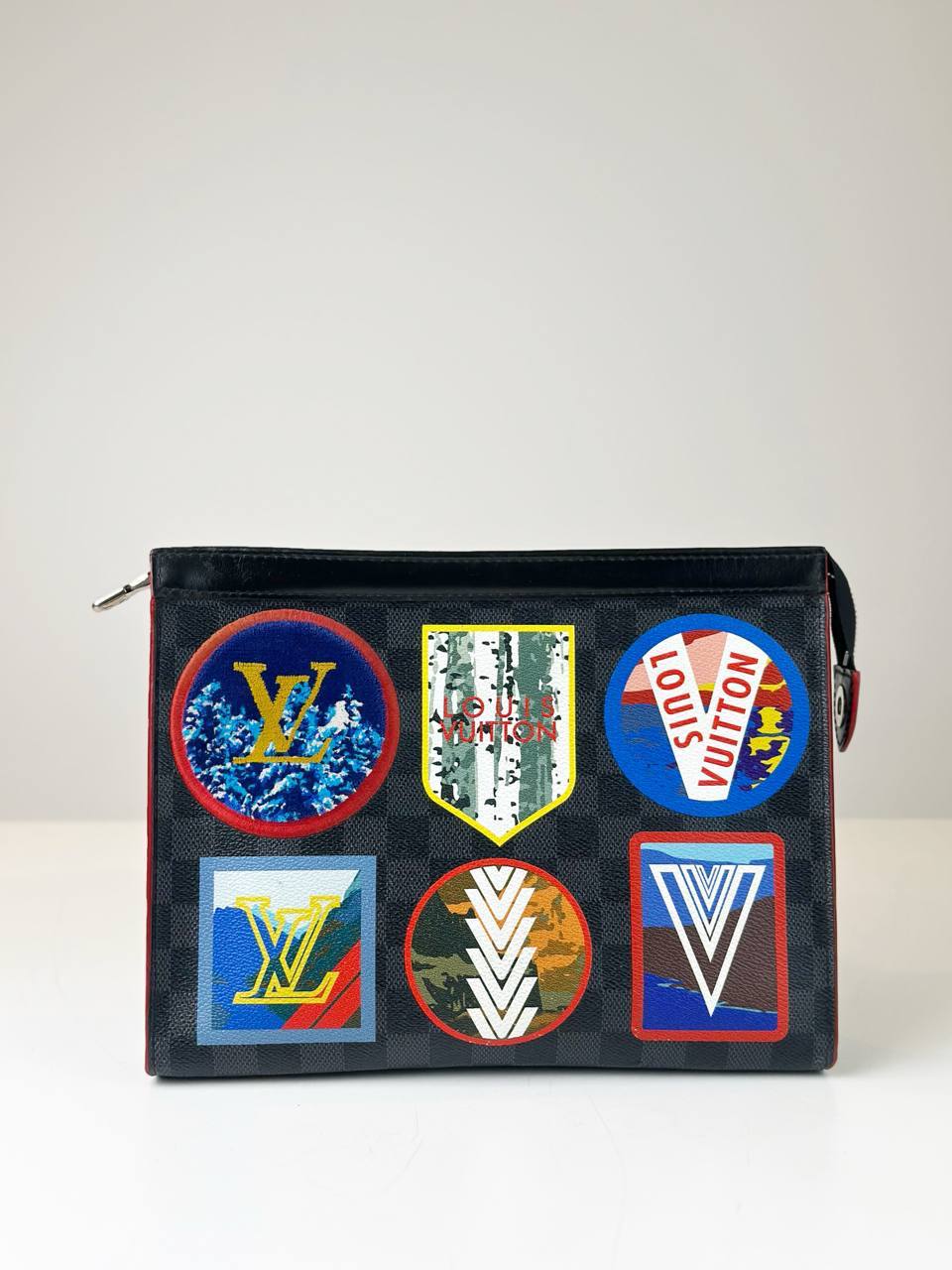 LOUIS VUITTON LIMITED EDITION ALPH POCHETTE VOYAGE MM CLUTCH