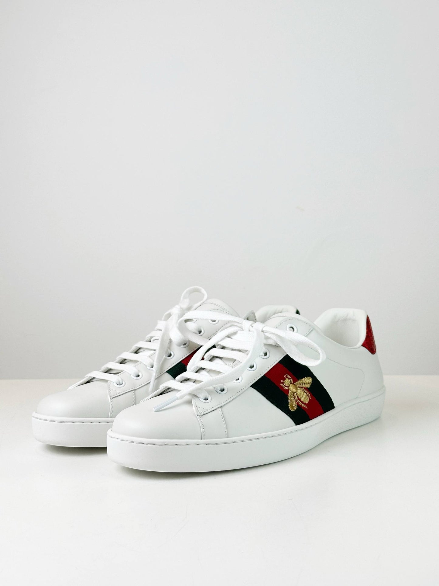 GUCCI ACE WHITE SNEAKERS