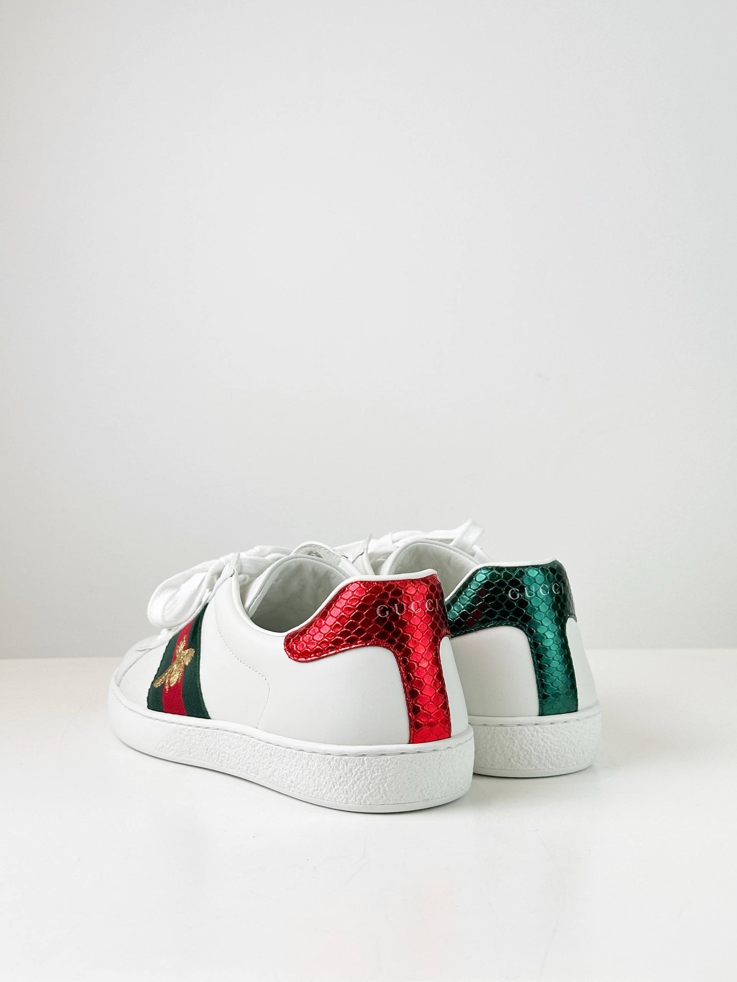 GUCCI ACE WHITE SNEAKERS