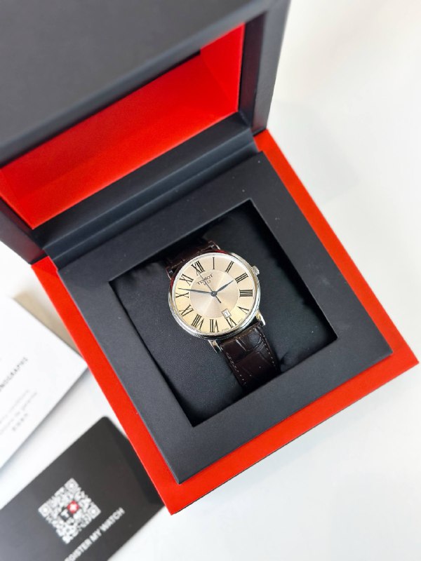 TISSOT CARSON PREMIUM SILVER DIAL QUARTZ WATCH