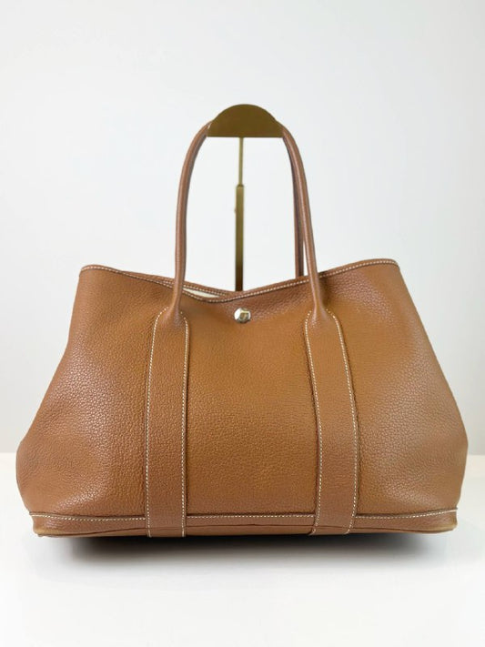HERMES GARDEN PARTY 36 GOLD NEGONDA HANDBAG