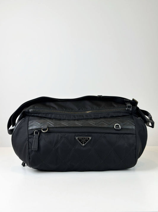 PRADA TESSUTO NYLON BLACK CROSSBODY BAG