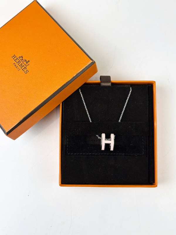 HERMES POP H PINK NECKLACE SHW