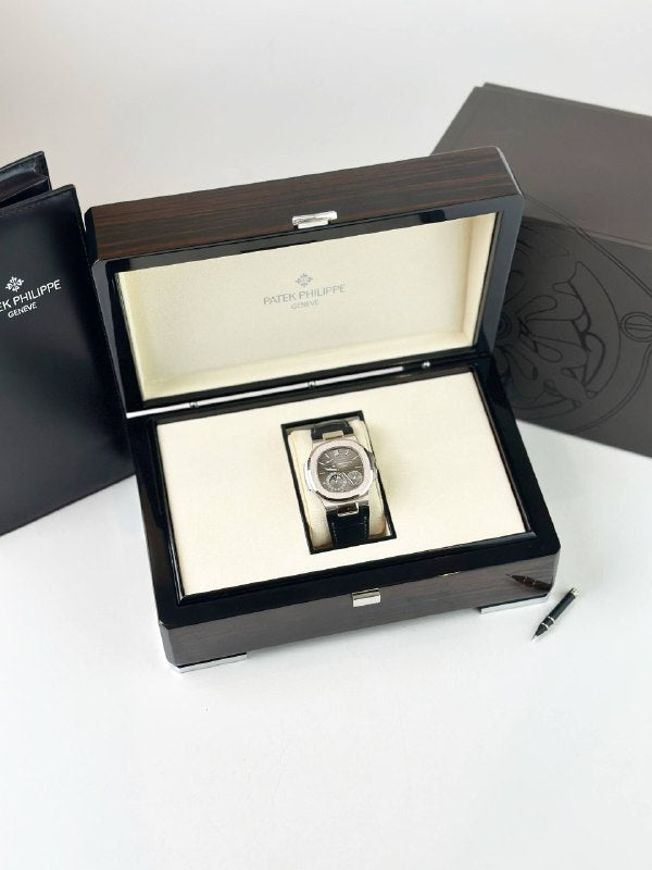 PATEK PHILIPPE NAUTILUS MOON PHASE REF 5712G AUTOMATIC WATCH