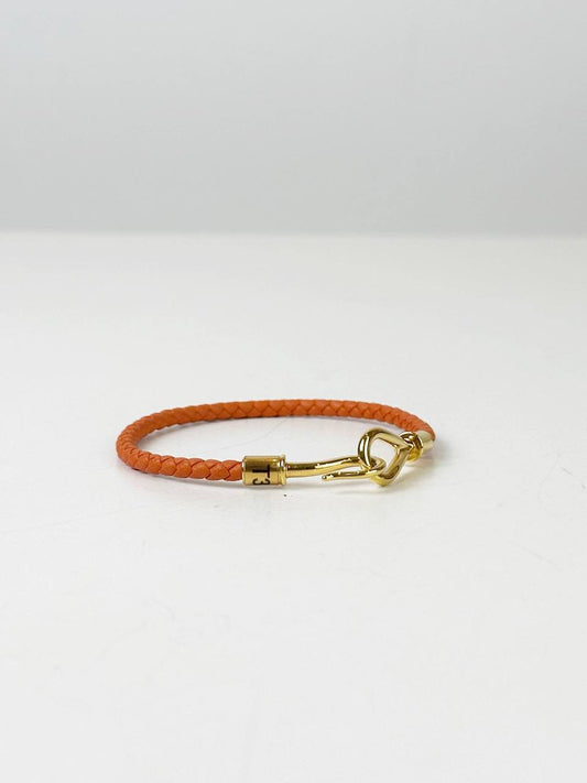HERMES HOOK H ORANGE BRACELET
